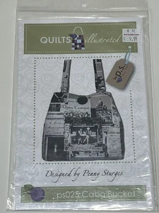 Purse Tote Bag Sewing Pattern Travel Bag Cabo Bucket Uncut 13"x 12"x 5.5" - Picture 1 of 2