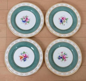 ROYAL WORCESTER Speiseteller 4er Set signiert - Bild 1 von 8