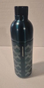 2017 Starbucks Coffee Stainless Steel 2 Piece Bottle Siren Scale Teal - Picture 1 of 17