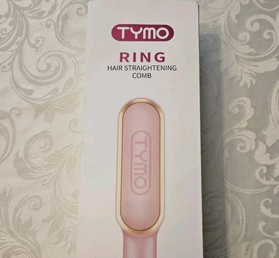 Tymo Pink Ring Hair Straightener Comb Iron Straightening Comb  - Image 1 of 4