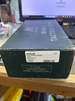 Mira telescópica táctica NcStar Mark III/buscador de alcance 2-7x32 iluminado rojo/verde nuevo Foto 1 de 2