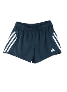 Adidas Black Shorts With white Tri Stripe Sides Size Youth Large 14 - Picture 1 of 11