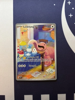 Lickitung - 180/162 SV05: Temporal Forces Illustration Rare NM - Image 1 of 2
