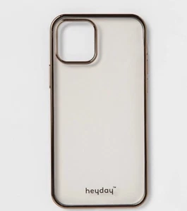 HeyDay Apple iPhone 12 / iPhone 12 Pro Clear Bumper Case - Gold - Bild 1 von 2
