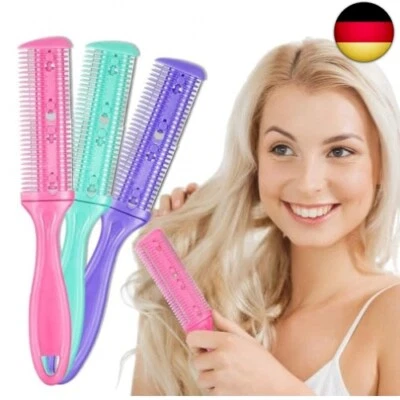 PLABBDPL Haarschneidekamm, 3Pcs Doppelseitiger Effilierkamm, Haarschneider,