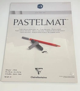 Clairefontaine Pastelmat #3 Pad 30x40cm White - Picture 1 of 2