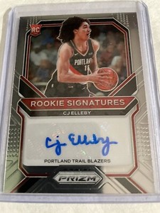 2020-21 Panini Prizm CJ ELLEBY #RS-CJE RC Rookie Auto