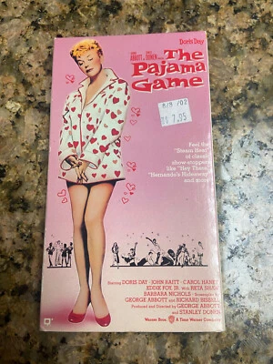 Vintage The Pajama Game Doris Day VHS Cassette Tape NM MUSICAL - Image 1 of 3