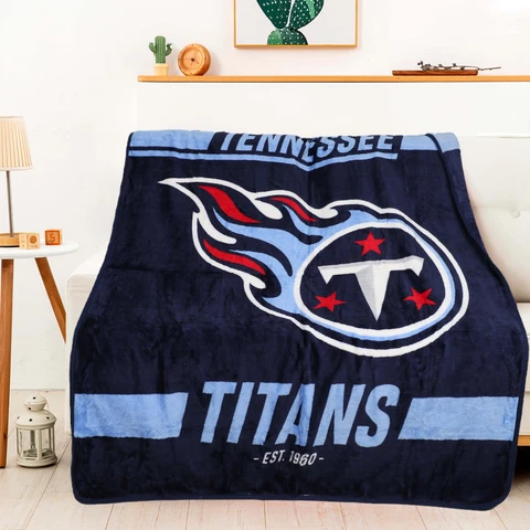 Northwest NFL Tennessee Titans Legion Raschel Throw, 50" x 60" Cover