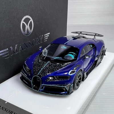 1/43 TP Bugatti Chiron Mansory Centuria în Blue Carbon Fiber 99 pcs - Image 1 of 2