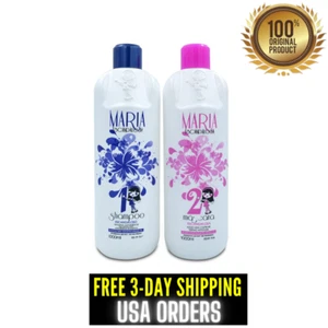 Maria Escandalosa Brush Progressive Brazilian Keratin 2 x 1L - Picture 1 of 8