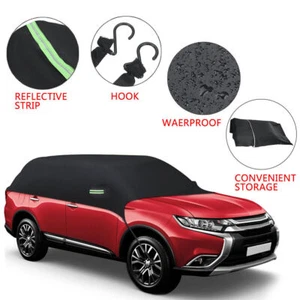 190T Top Roof Cover Half Body SUV Sun UV Snow Resistant Waterproof Outdoor - Picture 1 of 12