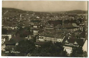 062513 Winterthur Schweiz Foto Schweizer Vintage Postkarte 1927 OS 062513 - Bild 1 von 2