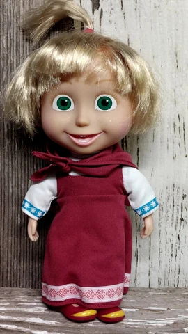 Masha and the Bear Doll Soft Bodied Masha Doll 9.5" Cover