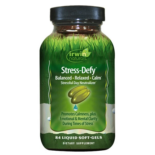 Stress-Defy Balanced Relaxed Calm  84 Count By Irwin Naturals Foto 1 de 1