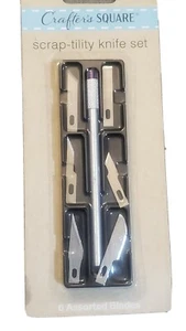 Basteln Hobby Detail Messer Crafter's Square Scrap-Tility 6 Messer  - Bild 1 von 2