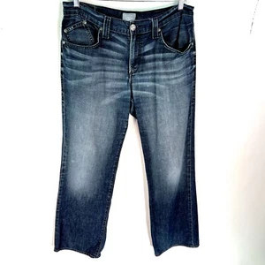 Rock & Republic Mens Mid Rise Distressed Denim Blue Jeans Size 36X32 - Picture 1 of 11