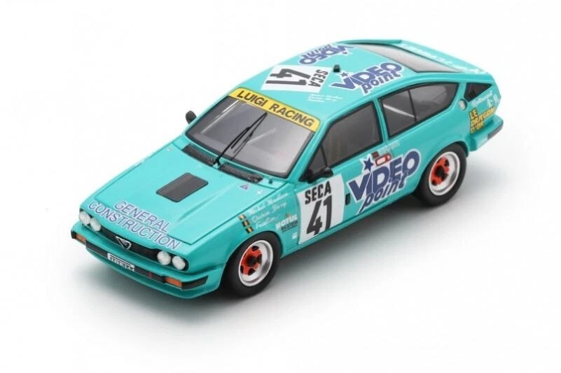 Spark Model 1 43 SB418 Alfa Romeo GTV 6 #41 24H SPA 1986 Maillien/Bovy/Faustien