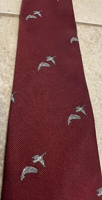 Corbata roja Field & Stream para hombre al aire libre peces patos voladores naturaleza mallardo Foto 1 de 4