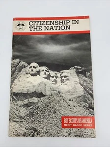 Pfadfinder BSA Verdienstabzeichen Buch BÜRGERSCHAFT IN DER NATION 1980 Druck LESEN - Bild 1 von 5