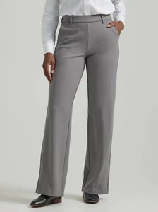 Women's Ultra Lux Comfort Any Wear Wide Leg Pant in HD Lee Grey  4 S - Picture 1 of 5