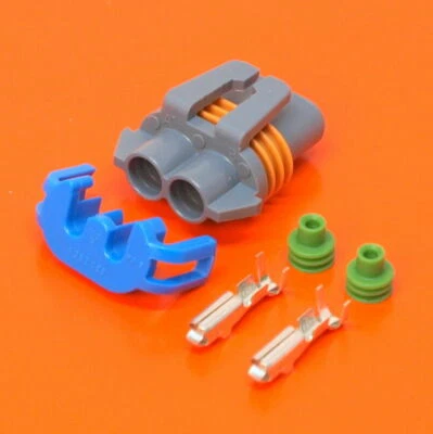 DELPHI 2 Way Female Metri-Pack Sealed 280 Series 30 AMP Connector Kit - 12059181 - Image 1 of 2