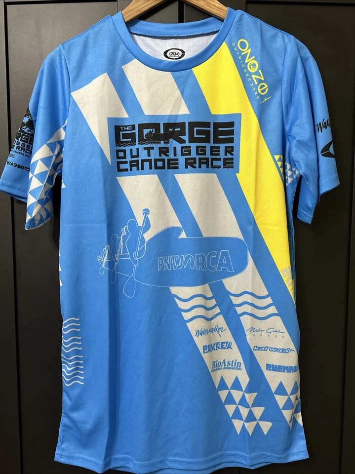 Camiseta de carrera Gorge Outrigger talla M ozono pnworca Vaa Paddle Foto 1 de 4