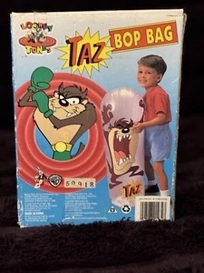 Vintage 1995 Taz Bop Bag Toy - ORIGINAL SEALED RARE!! - Picture 1 of 5