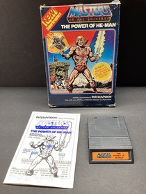 Intellivision Masters Of The Universe The Power Of He-Man Cart Box Manual Works