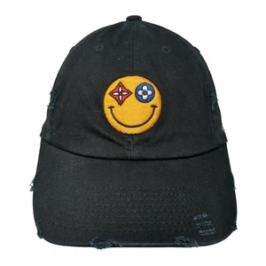 Smiley Money Monsters Slideback Hat Black One Size Adjustable Field Grade - Picture 1 of 10