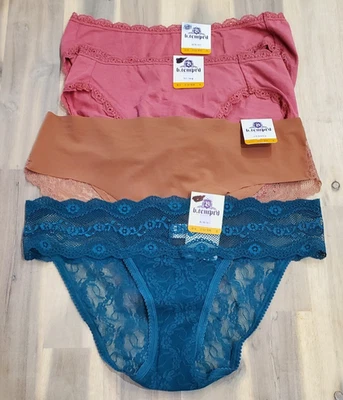 B.tempt'd by Wacoal Mujer B.desnudo descarado -Bikini de encaje-y 2 bikinis de corte alto pequeños Foto 1 de 4