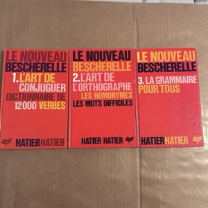 LE NOUVEAU BESCHERELLE 1 L'ART DE CONJUGUER 1980 Volume 1-3 Hatier Hatier - Picture 1 of 4