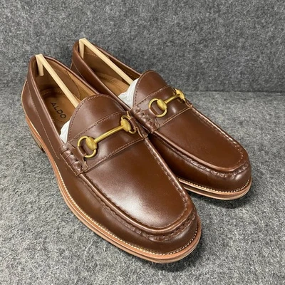 Mocassim Masculino ALDO Wildwood Tamanho 10.5D Marrom - Imagem 1 de 4