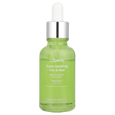 JUMISO Super Soothing Cica & Aloe Facial Serum, 1.01 fl oz (30 ml)