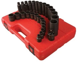 Sunex 3330 3/8" Drive 12 Point Metric Impact Socket Set 29 Pieces - Picture 1 of 1