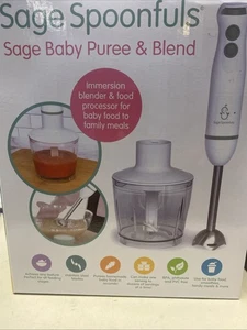 Sage Spoonfuls Puree & Blend Baby Food Immersion Blender & Processor - White - Picture 1 of 2