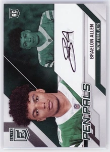 2024 Panini Elite Braelon Allen Pen Pals RC Auto #PAL-BAL Jets - Picture 1 of 2