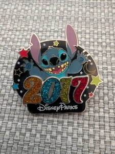 Disney Parks 2017 Stitch New Year Celebration Collectible Trading Pin - Picture 1 of 2