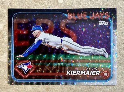 Actualización Topps 2024 Kevin Kiermaier Silver Crackle #US19 Toronto Blue Jays Foto 1 de 2