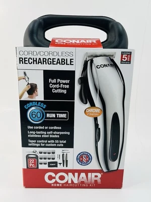 Cortapelos recargables con cable e inalámbrico Conair HC318RV - plateados Foto 1 de 4