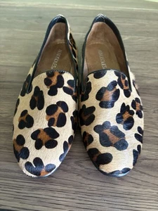 Zapatos mocasines para fumar con estampado de leopardo Betunia color tostado talla 8 nuevos sin caja - Imagen 1 de 10
