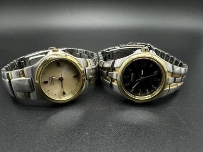 Relojes de vestir Citizen Eco-drive EW0174-56P y EQ11-K15711 de dos tonos para dama Foto 1 de 4