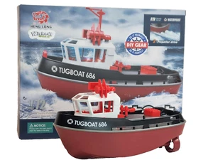RC Schlepper Yacht Heng Long RTR RC Rettungsboot bürstenlos Doppelmotor Modell Spielzeug UK - Bild 1 von 23