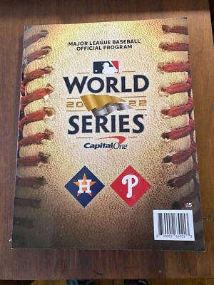 2022 World Series Souvenir Game Program - Image 1 of 2