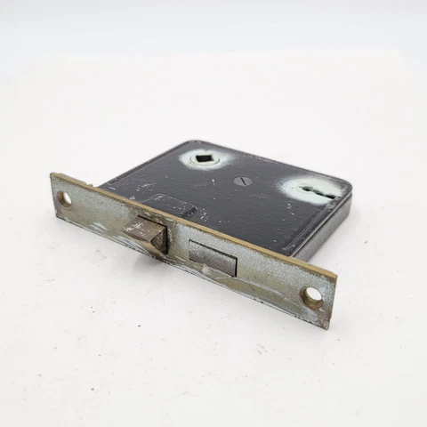 Vintage Mortise Lock Door Hardware Salvage Skeleton Keyhole NO Key Cover