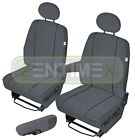 Sitzbezüge Schonbezüge SET EHH für Nissan Interstar Stoff dunkel grau