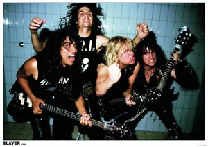 SLAYER POSTER REIGN IN BLOOD TOUR 1986 - Bild 1 von 1