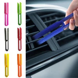 2X Car Air Conditioning Outlet Cleaning Brush Interior Detail Brush Dust Removal - Picture 1 of 19