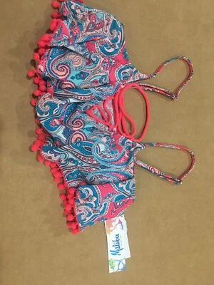 Malibu Dream Girl Swim Suit Top Size Medium New 30.00 - Image 1 of 4