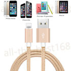 1M/2M/3M Braided Usb Charging Cable For Iphone 14 13 12 Se 11 Pro X 8 7 6 Ipad
